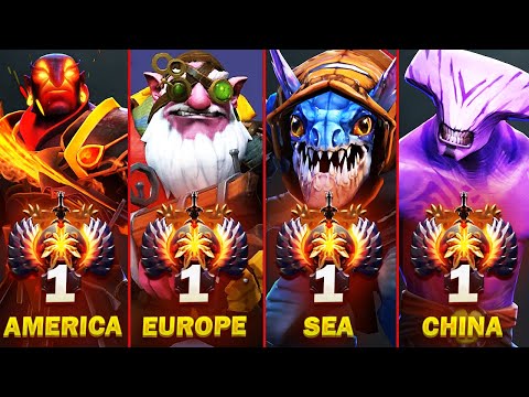 TOP 1 Rank of all regions - Best Dota 2 Players