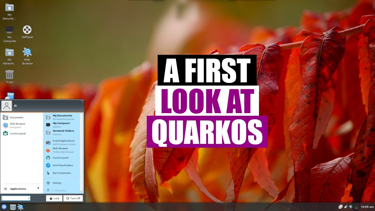 A Quick First Look At QuarkOS