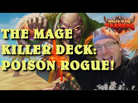 The Mage killer: Poison Rogue deck guide and gameplay (Hearthstone Forged in the Barrens)