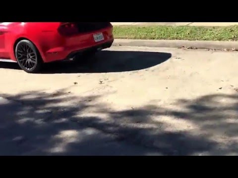 2015 Mustang GT Resonator X pipe Delete With Stock Muffler