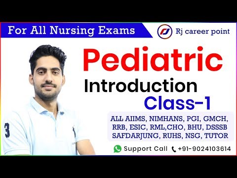 Pediatric Introduction Classes | AIIMS class| Nursing Officer & Staff Nurse Online Classes