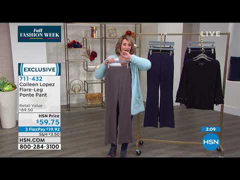 Colleen Lopez FlareLeg Ponte Pant