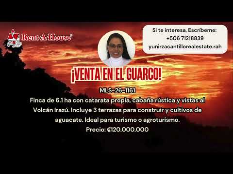Venta El Guarco Finca de Montaña con Catarata y Vistas