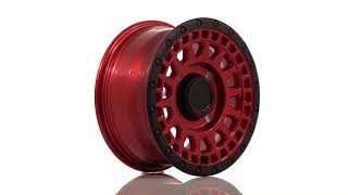 Black Rhino Parker 14x7 ATV/UTV Wheel - Candy Red (4/137) +36mm