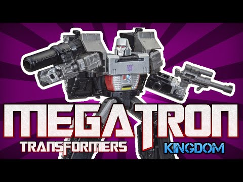 TRANSFORMERS KINGDOM CORE CLASS MEGATRON VIDEO REVIEW!!!