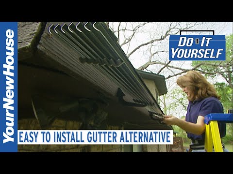 Gutter Alternative: Rainhandler - Do It Yourself
