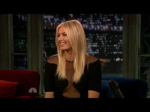 Maria Sharapova on Fallon & Letterman