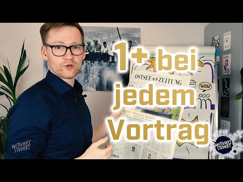 Halte das 1+ Referat! || Mit 9 Tipps zum perfekten Vortrag