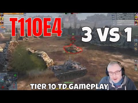Intense T110E4 Kolobanov Close Call Battle