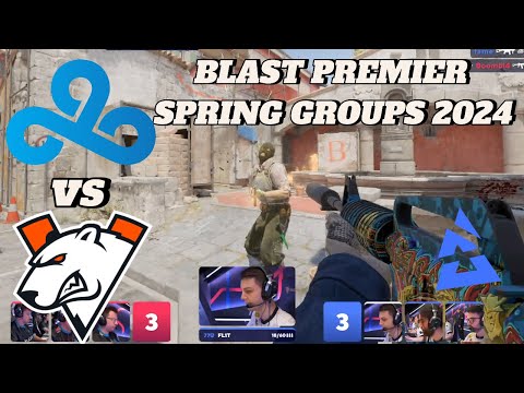 Virtus Pro vs Cloud 9 | HIGHLIGHTS | BLAST PREMIIER SPRING GROUPS 2024 | CS2