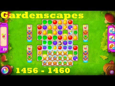 Gardenscapes Level 1456 - 1460 HD Walkthrough | 3 - match game | gameplay | android | ios | pc | app