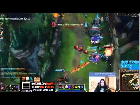 Imaqtpie Graves Gameplay Ft Dyrus, CLG POBELTER and Piglet