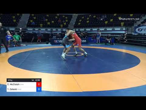 87 Kg Quarterfinal - Chase McCleish, Iowa Vs Terrence Zaleski, Marines
