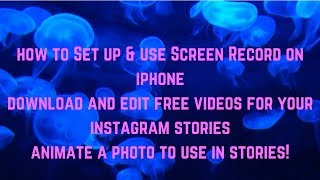 Screen Record for Instagram Stories using Photo and Video!