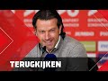 Pre-match persconferentie Ernest Faber
