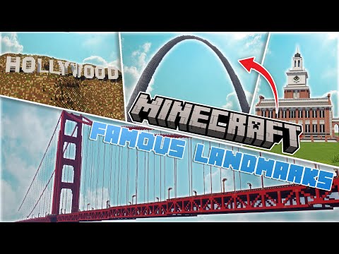 Building Famous US Landmarks in Minecraft!