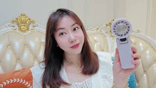 夏天降溫手持風扇推薦LARMI 樂米製冷手持風扇LMF08評價看這裡~高續航旅遊手持風扇首選