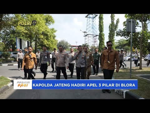 KAPOLDA JATENG HADIRI APEL 3 PILAR DI BLORA