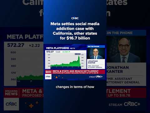Meta settles social media addiction case with California, other states for $16.7 billion