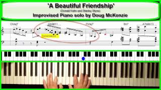 &#39;A Beautiful Friendship&#39; - jazz piano tutorial