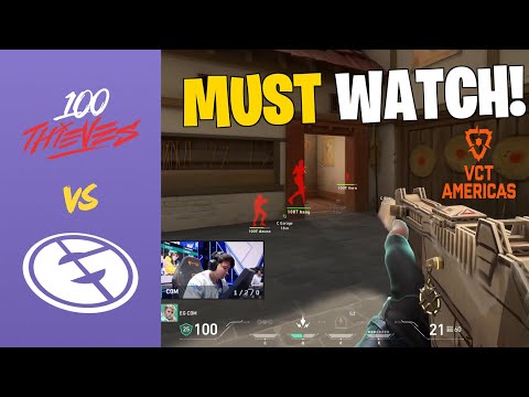 100 Thieves vs Evil Geniuses HIGHLIGHTS l VCT 2026 Americas l VALORANT
