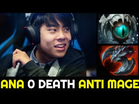 ANA Anti Mage 0 Death Boss with Skadi & Satanic Build 7.27 Dota 2