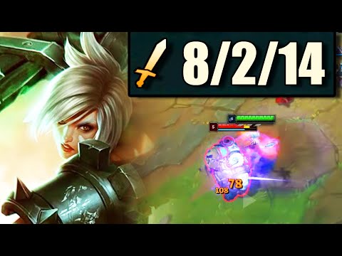 Rank 1 Riven pounds gragas in the top lane