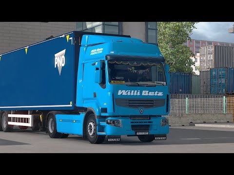Renault Premium v3.9 [Schumi] - Euro Truck Simulator 2 v1.28 - Promods 2.18