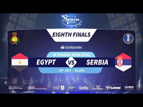 Egypt vs Serbia | Eighth-finals | 2019 IHF Men’s Junior (U21) World Championship