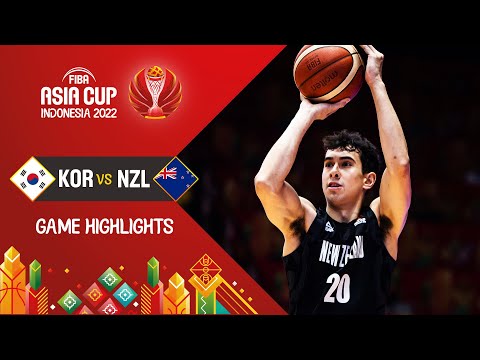 Korea 🇰🇷 - New Zealand 🇳🇿 | Basketball Highlights - #FIBAASIACUP 2022