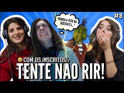 JOVENS REAGEM A DESAFIO TENTE NÃO RIR DOS INSCRITOS 4