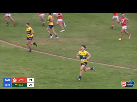 Eagles forward James Rowe kicks four goals - Rd 4 Statewide Super League