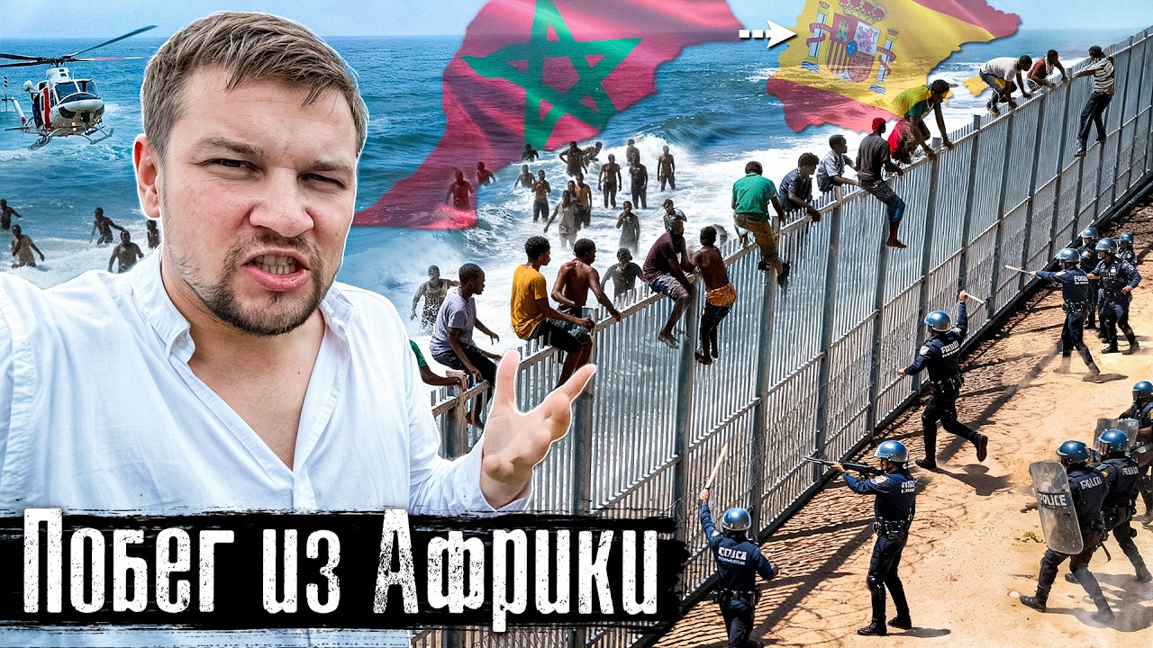 Из Африки в Европу: горячая точка, нелегалы штурмуют границу Испании / @anton_lyado