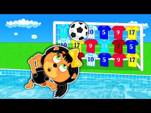 Aslan Yavrusu | Bebek Futbol Oynamayı Öğreniyor | Çocuklar için çizgi film