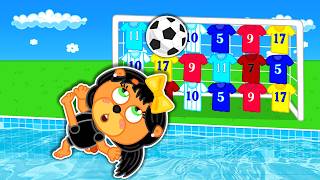 Lion Cub | Baby Learns to Play Soccer | Cartoon for Children