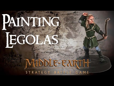 Middle Earth Strategy Battle Game - Painting Guide - How to paint Legolas