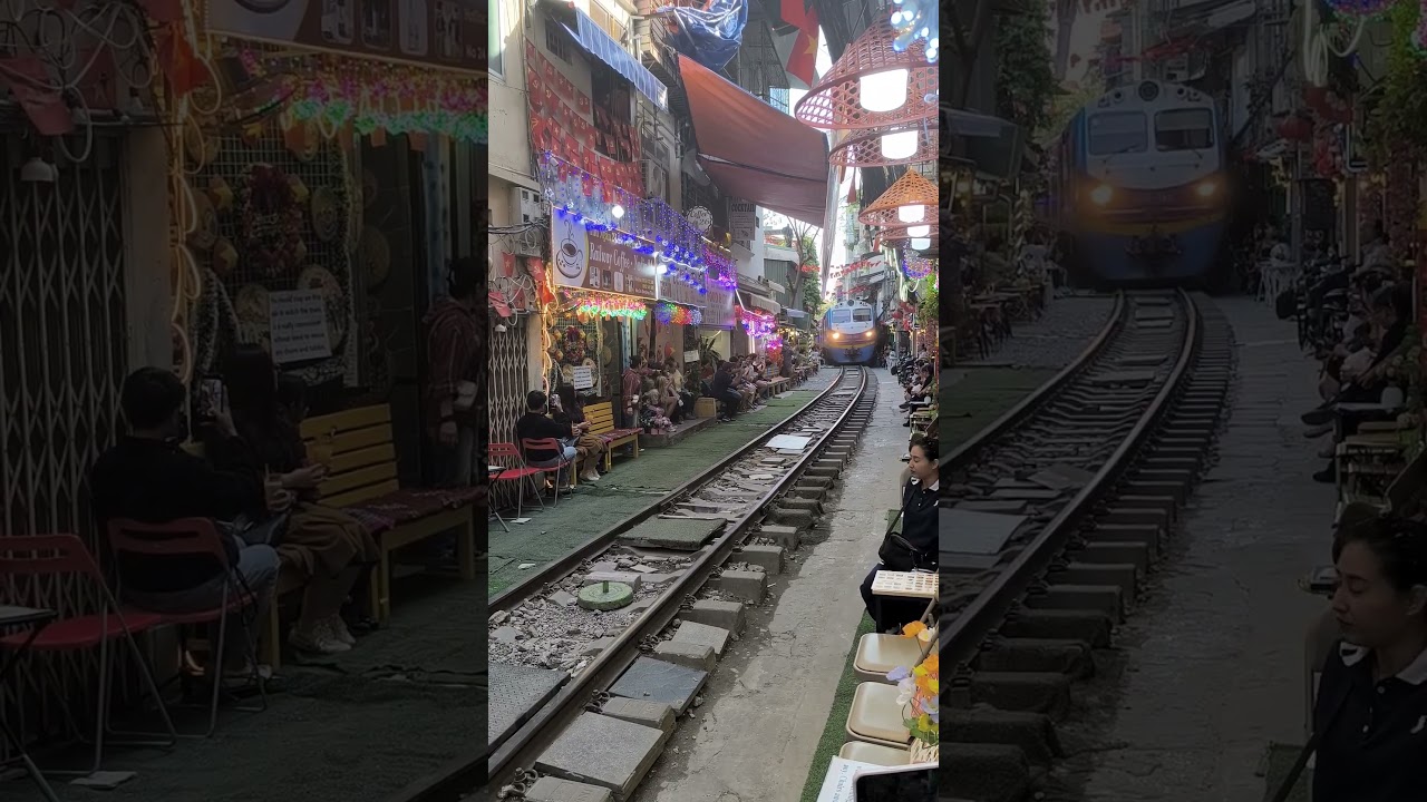 #河內火車街 #train #railway #hanoitrainstreet #hanoi