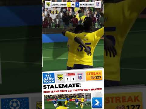 Score Hero 2022 / Daily Match : Oxford United - Ipswich Town