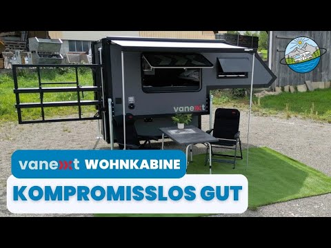 Vanexxt Pickupboxx Wohnkabine für Outdoor Enthusiasten und flexible Camper - Monocoque Alternative