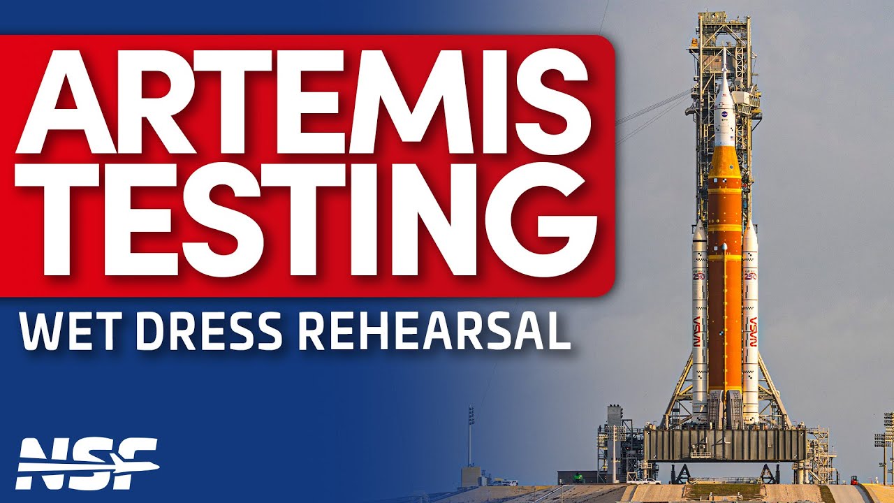 NASA conducts Wet Dress Rehearsal on SLS ahead of Artemis II