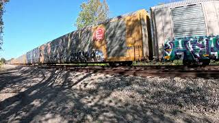 Norfolk Southern 189 rolling South thru Helenwood Tennessee