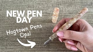 #newpenday // How to order a custom maker pen - Hogtown Pens Swansea Opal #fountainpen