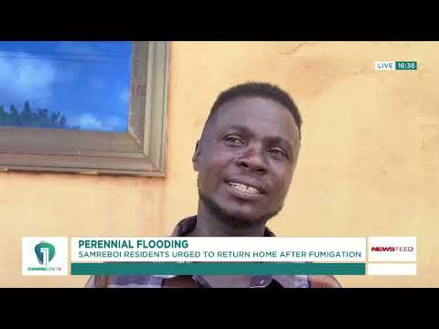 SAMREBOI FLOODS: NADMO Warns Residents Not to Return Until Homes Are Fumigated