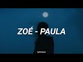Zoé - Paula |Letra