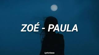 Zoé - Paula |Letra