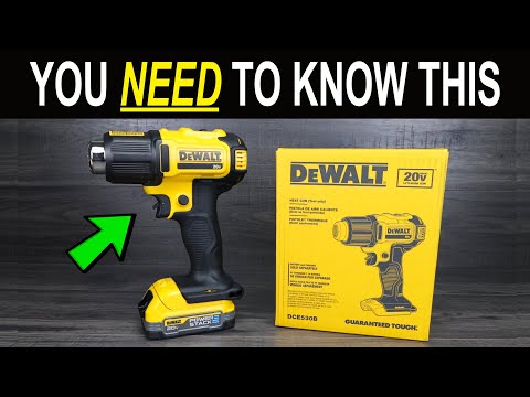DEWALT 20V MAX Heat Gun - You Need to Know This...