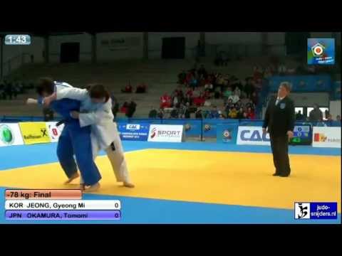 Judo 2013 European Open Oberwart: Jeong (KOR) - Okamura (JPN) [-78kg] final