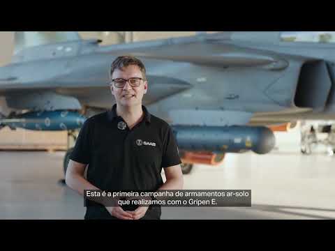 Gripen demonstra capacidade ar-solo em campanha realizada em Natal (RN)