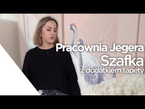 💡Pracownia Jegera - Odświeżenie szafki za pomocą farby RenoColor i tapety - Jeger - DIY