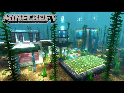 Greg Builds - Underwater Base and Farm in Minecraft